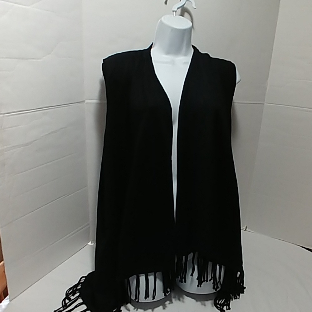 Joseph A cardigan waterfall Fringe sweater